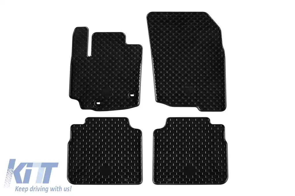 Mochete din cauciuc Gumarny Zubri potrivite pentru Suzuki S-Cross, S-Cross Hybrid după 2022, set de 4 piese, culoare neagră-image-6254739