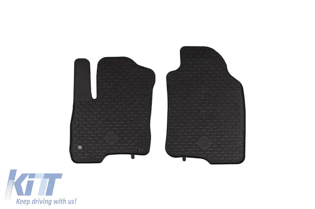 Mochete din cauciuc Gumarny Zubri potrivite pentru Fiat Panda Van după 2012, set de 4 piese, culoare neagră