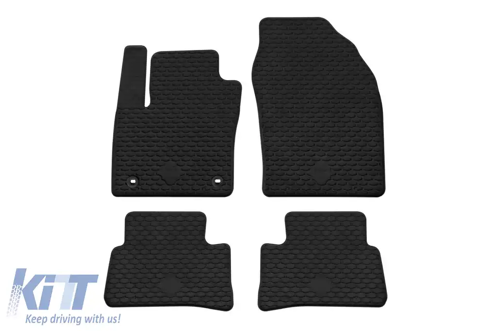 Mochete din cauciuc Gumarny Zubri potrivite pentru Toyota C-HR, Hybrid după 2023, set de 4 piese, culoare neagră-image-6254770