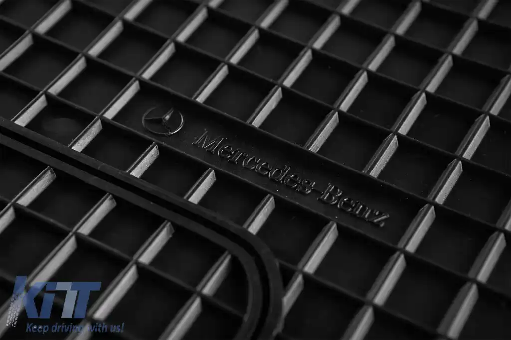 Mochete din cauciuc Gumarny Zubri potrivite pentru Mercedes G class W463 1990-2018 cu ampatament lung, set de 5 piese, culoare neagră-image-6256994