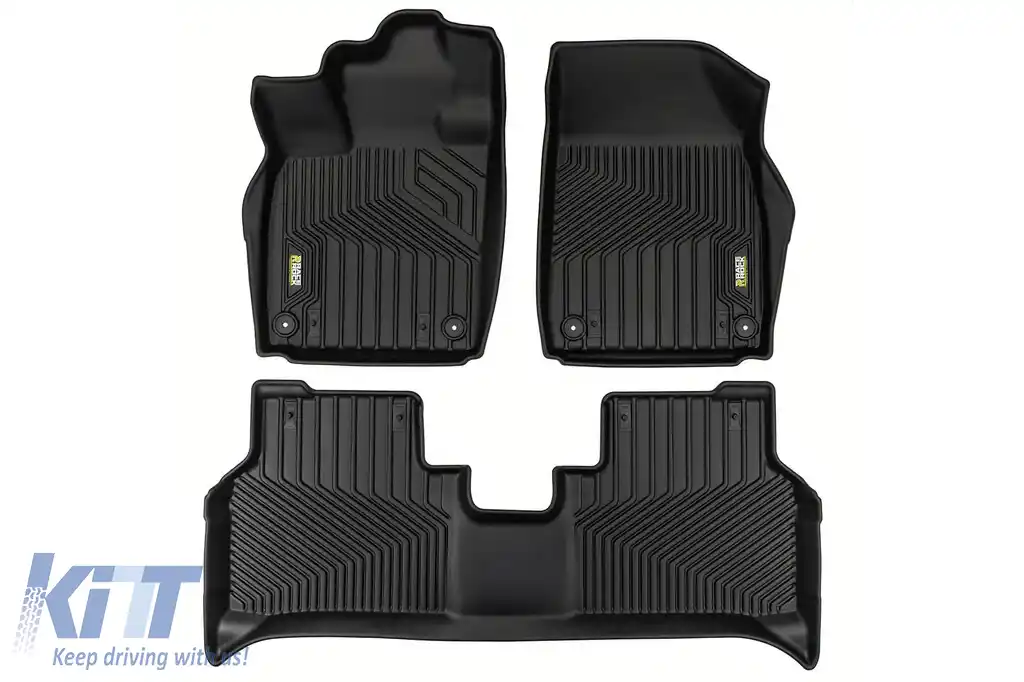 Mochete din cauciuc și covor 2 în 1, potrivite pentru Audi Q4 E-Tron, Cupra Born după 2021, Cupra Tavascan după 2023, Skoda Elroq după 2025, Skoda Enyaq, VW ID.4 după 2020, ID.5 după 2022, set de 3 pi-image-6232692