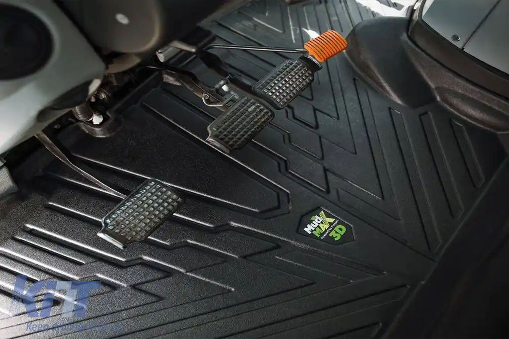 Mochete din cauciuc pentru tractoare din seria Frogum 3D MudMax, potrivite pentru New Holland Boomer 35, 40, 45, 50 și 55 după 2015, set dintr-o bucată, culoare neagră-image-6232556