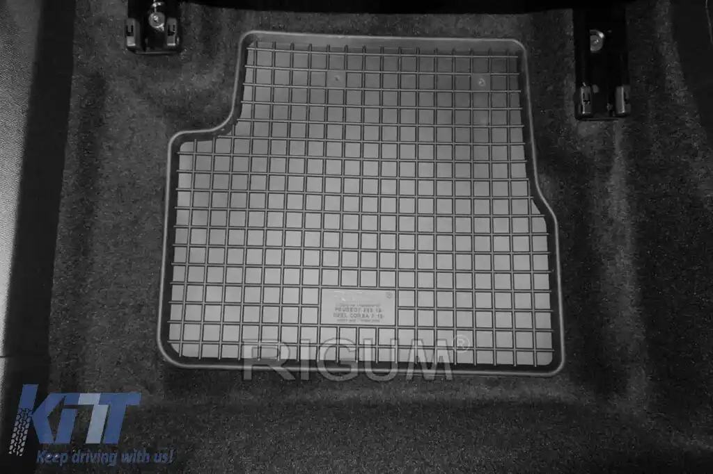 Mochete din cauciuc specifice de la Rigum potrivite pentru Opel Corsa F, Peugeot 208 după 2019, Opel Mokka după 2021, potrivite pentru benzină, motorină și hibrid, set de 4 piese, culoare neagră-image-6249885