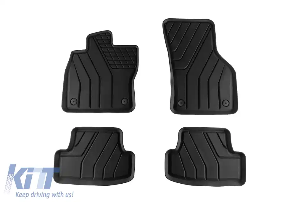 Mochete din cauciuc specifice de la SPARTline potrivite pentru Audi Q2, Volkswagen T-Roc, Skoda Karoq, Seat Ateca după 2017, set de 4 piese, culoare neagră