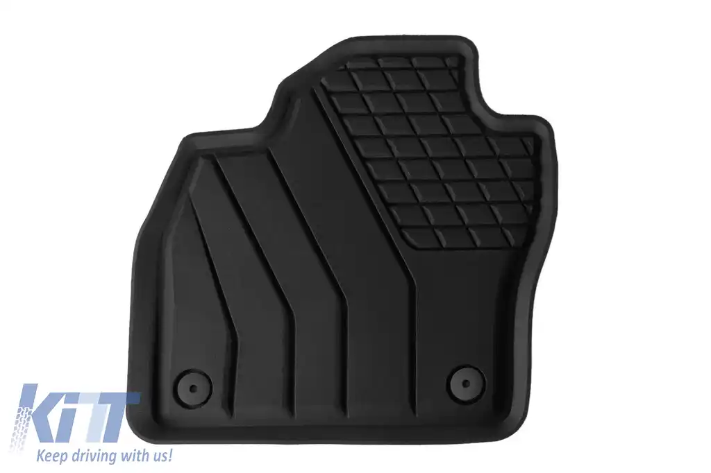 Mochete din cauciuc specifice de la SPARTline potrivite pentru Audi A1, Seat Ibiza, Arona, Volkswagen Polo după 2017, Skoda Fabia după 2021, set de 4 piese, culoare neagră-image-6232917