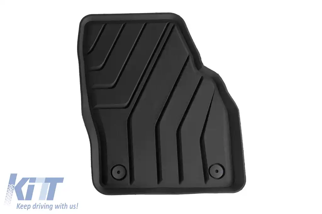 Mochete din cauciuc specifice de la SPARTline potrivite pentru Audi A1, Seat Ibiza, Arona, Volkswagen Polo după 2017, Skoda Fabia după 2021, set de 4 piese, culoare neagră-image-6232918