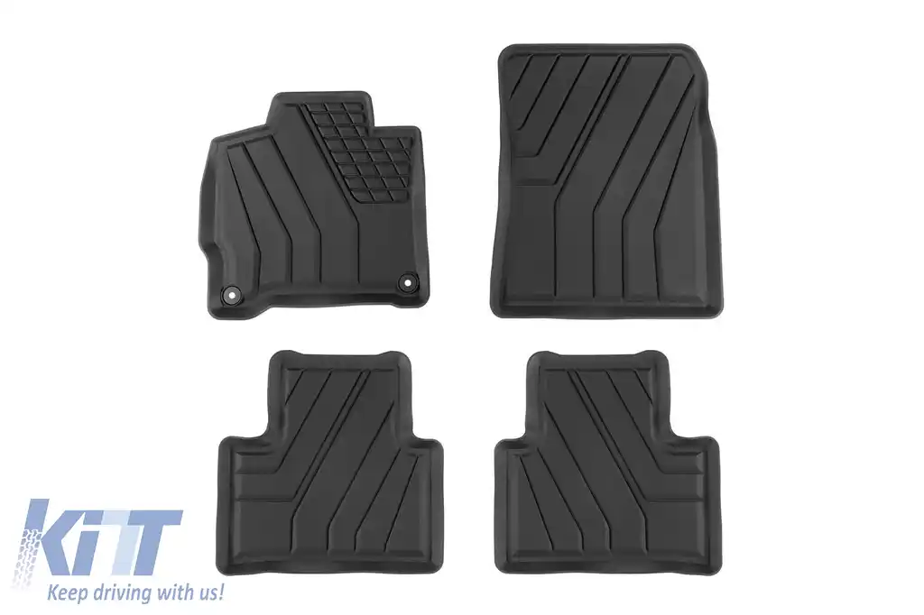 Mochete din cauciuc specifice de la SPARTline potrivite pentru Opel Astra L wagon Hybrid după 2021, set de 4 piese, culoare neagră