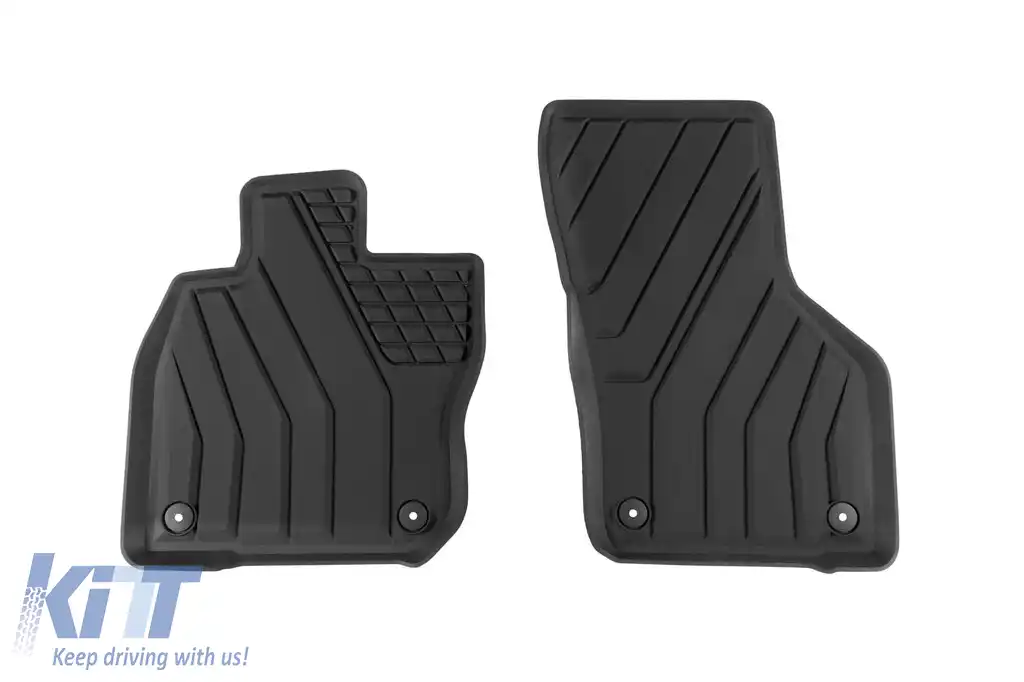 Mochete din cauciuc specifice de la SPARTline potrivite pentru Volkswagen Golf VIII hatchback, MHeV după 2021, set de 4 piese, culoare neagră-image-6233279