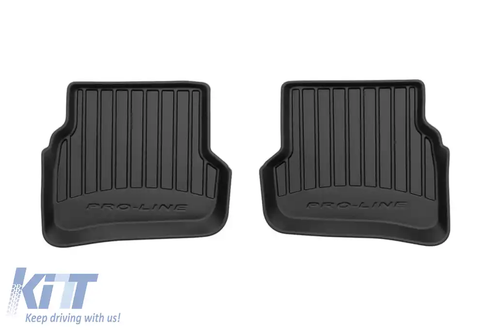 Mochete din cauciuc specifice din seria Frogum 3D ProLine, potrivite pentru Volkswagen Polo, Seat Ibiza IV 2008-2017, Skoda Fabia 2014-2022, set de 4 piese, culoare neagră, cu garanție de 24 de luni-image-6221458