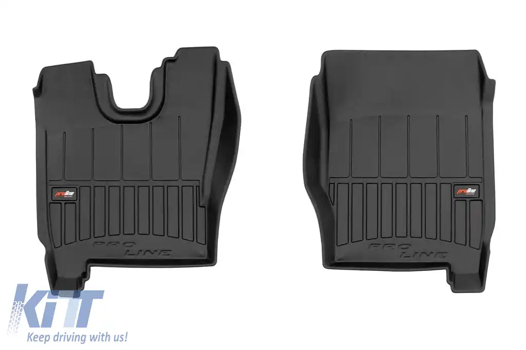 Mochete din cauciuc specifice din seria Frogum 3D ProLine, potrivite pentru Iveco Eurocargo 160 după 2015, set de 2 piese, culoare neagră, cu garanție de 24 de luni