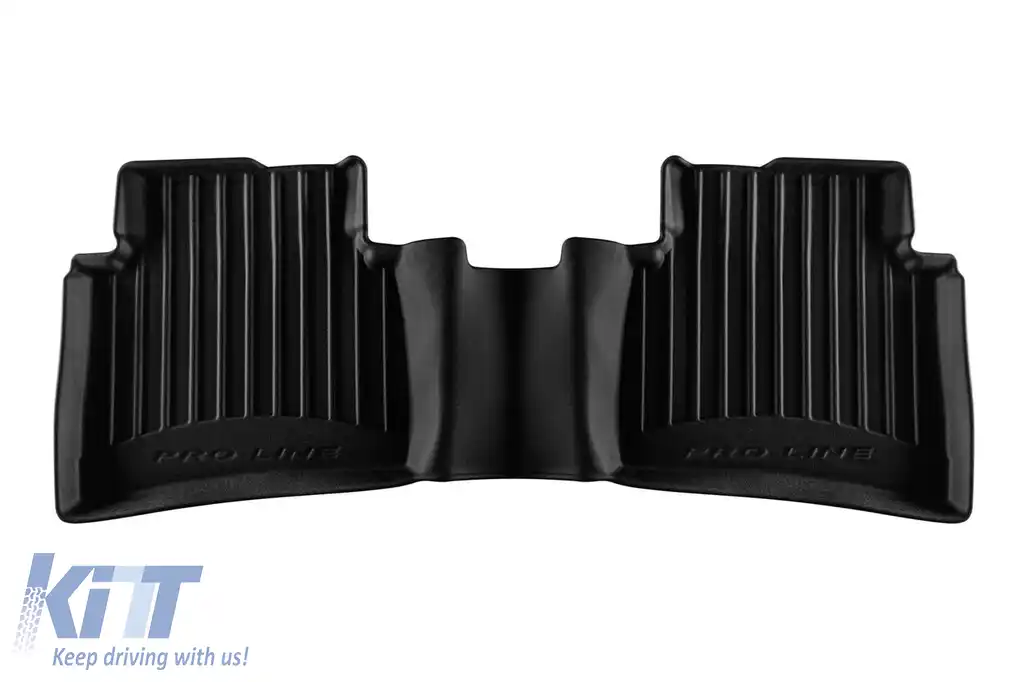 Mochete din cauciuc specifice din seria Frogum 3D ProLine, potrivite pentru Toyota Prius Liftback după 2023, set de 3 piese, culoare neagră, cu garanție de 24 de luni-image-6224098