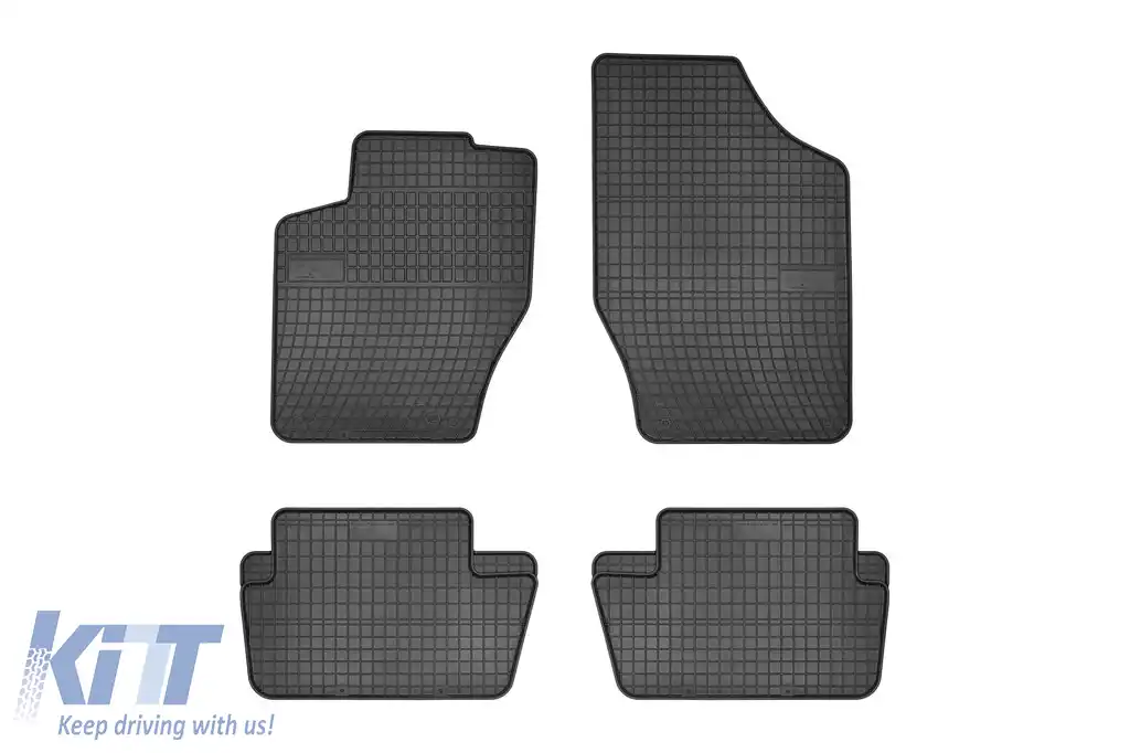 Mochete din cauciuc specifice din seria Frogum El Toro, potrivite pentru Citroen C4 2004-2010, C4 2011-2018, set de 4 piese, culoare neagră