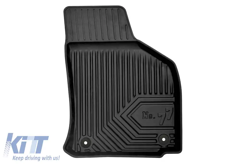 Mochete din cauciuc specifice din seria Frogum Nr. 77, potrivite pentru Skoda Octavia 2004-2013, VW Golf VI 2008-2012, set de 4 piese, culoare neagră-image-6226554
