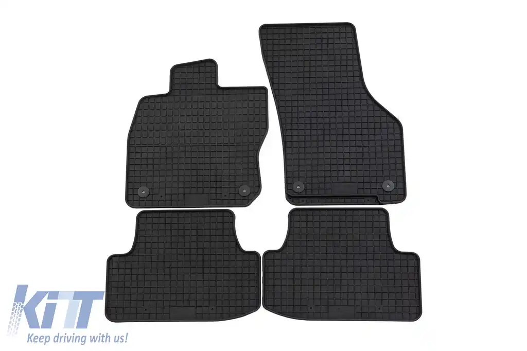 Mochete din cauciuc specifice, potrivite pentru Audi A3 sedan, Sportback după 2020, set de 4 piese, culoare neagră-image-6212916