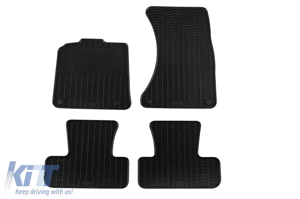 Mochete din cauciuc specifice, potrivite pentru Audi Q5 2008-2016, set de 4 piese, culoare neagră