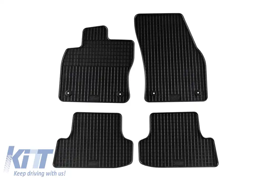 Mochete din cauciuc specifice, potrivite pentru Audi Q2 după 2016, set de 4 piese, culoare neagră-image-6212970