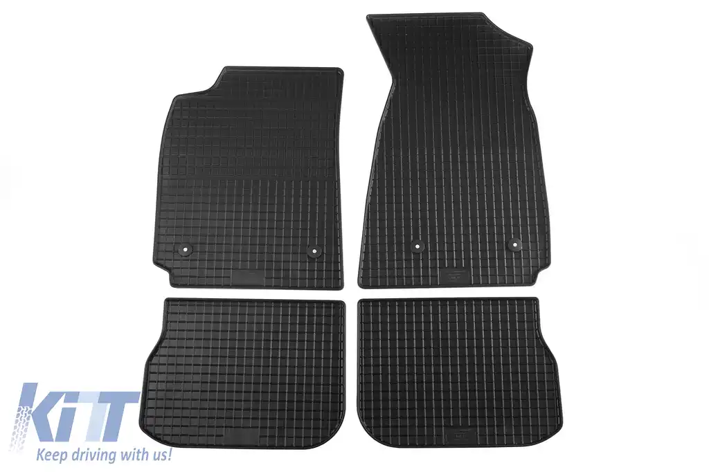 Mochete din cauciuc specifice, potrivite pentru Audi A4 sedan 1994-2000, A4 wagon 1996-2001, set de 4 piese, culoare neagră