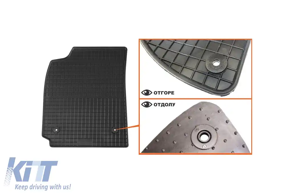 Mochete din cauciuc specifice, potrivite pentru Audi A4 sedan 1994-2000, A4 wagon 1996-2001, set de 4 piese, culoare neagră-image-6212997