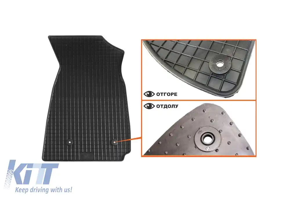 Mochete din cauciuc specifice, potrivite pentru Audi A4 sedan 1994-2000, A4 wagon 1996-2001, set de 4 piese, culoare neagră-image-6212998