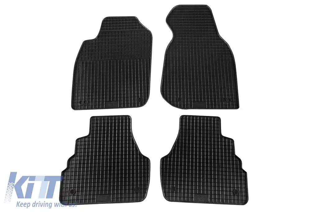 Mochete din cauciuc specifice, potrivite pentru Audi A6 1997-2004, set de 4 piese, culoare neagră-image-6213032