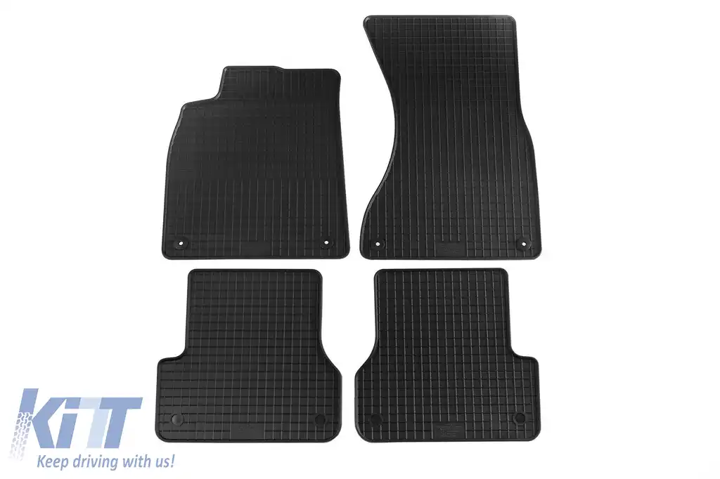 Mochete din cauciuc specifice, potrivite pentru Audi A6 2011-2018, A7 2010-2018, set de 4 piese, culoare neagră