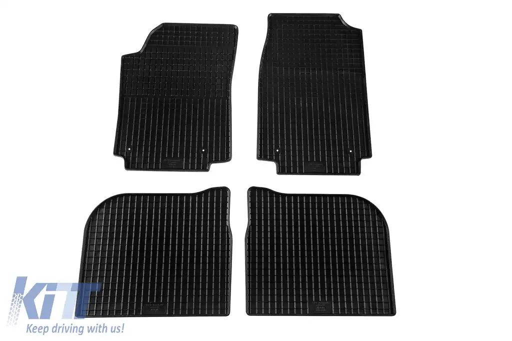 Mochete din cauciuc specifice, potrivite pentru Audi 100 1990-1994, A6 sedan, wagon 1994-1997, set de 4 piese, culoare neagră-image-6213068