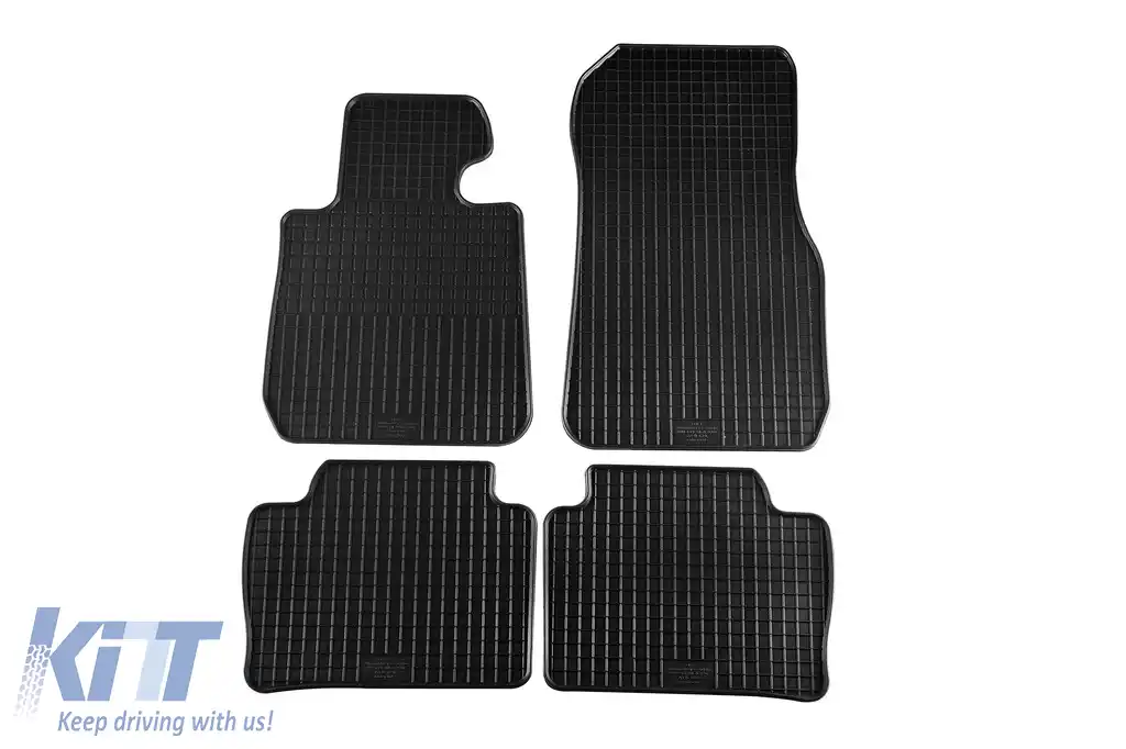 Mochete din cauciuc specifice, potrivite pentru BMW Seria 3 F30 sedan, F31 wagon 2012-2019, set de 4 piese, culoare neagră