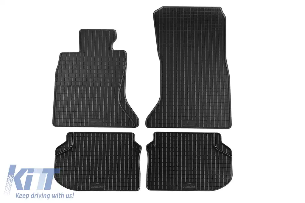 Mochete din cauciuc specifice, potrivite pentru BMW Seria 5 F10 sedan, F11 wagon 2010-2017, set de 4 piese, culoare neagră