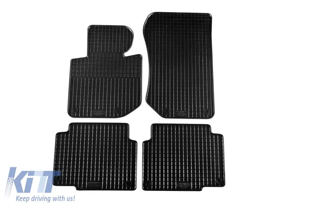 Mochete din cauciuc specifice, potrivite pentru BMW Seria 3 E36 sedan, break, coupe, compact 1991-1998, set de 4 piese, culoare neagră