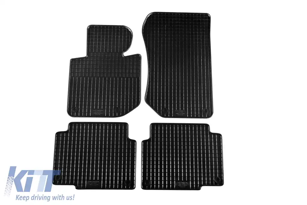 Mochete din cauciuc specifice, potrivite pentru BMW Seria 3 E36 sedan, break, coupe, compact 1991-1998, set de 4 piese, culoare neagră-image-6213156