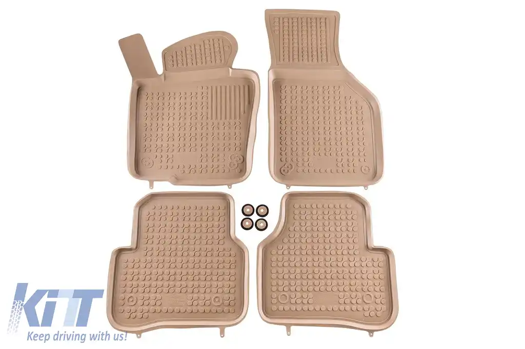 image-23-Mochete din cauciuc specifice, potrivite pentru VW Passat B6 2005-2010, Passat B7 2010-2014, CC 2008-2016, VW Tiguan 2007-2017, Jetta 2010-2018, set de 4 piese, culoare bej