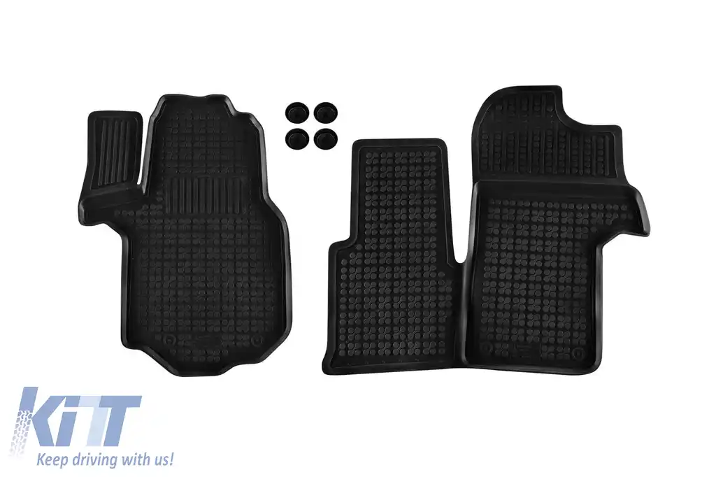 Mochete din cauciuc specifice, potrivite pentru Man TGE după 2017, set de 2 piese, culoare neagră