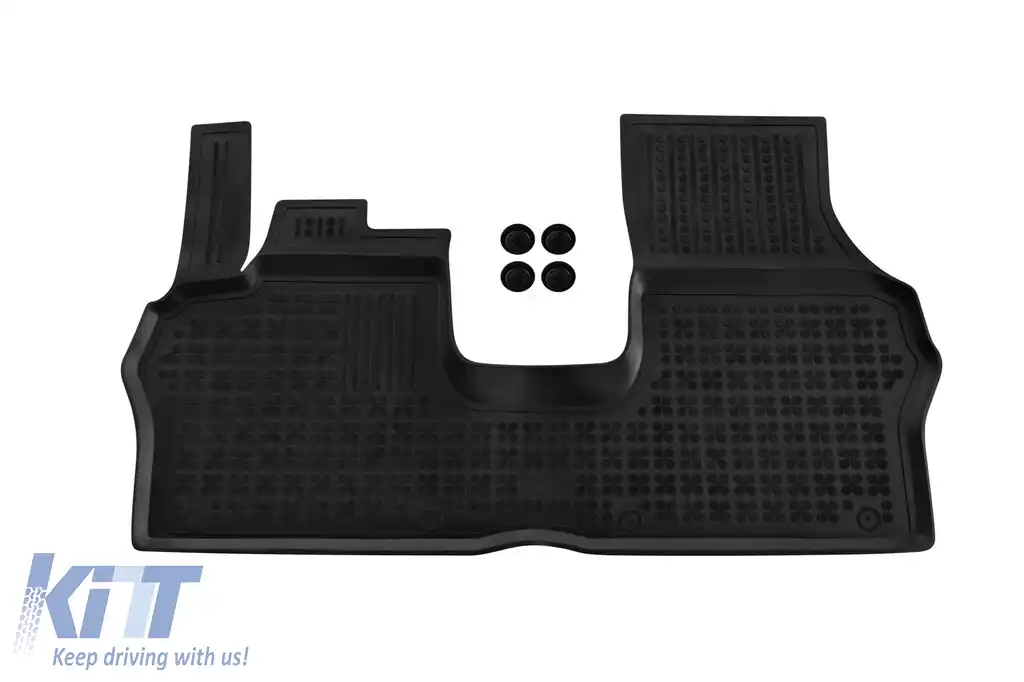 Mochete din cauciuc specifice, potrivite pentru Volkswagen ID.Buzz după 2022 cu 5 locuri, set de 2 piese, culoare neagră-image-6213474