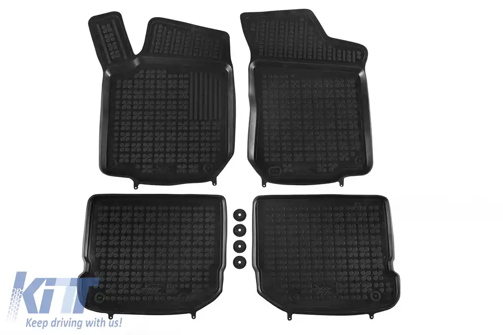 Mochete din cauciuc specifice, potrivite pentru VW Golf IV 1997-2003, Bora 1998-2005, Beetle 1997-2005, Seat Toledo 1998-2004, Leon 1999-2005, Skoda Octavia sedan 1997-2004, wagon 2004-2010, set de 4 