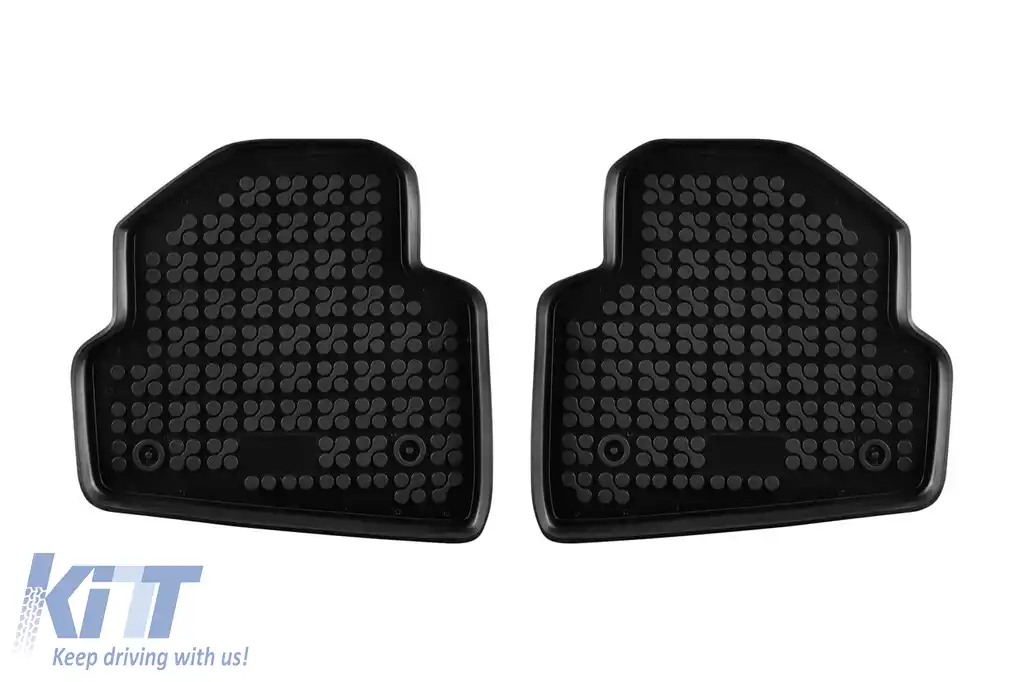 Mochete din cauciuc specifice, potrivite pentru Skoda Fabia 2007-2014, set de 4 piese, culoare neagră-image-6213500
