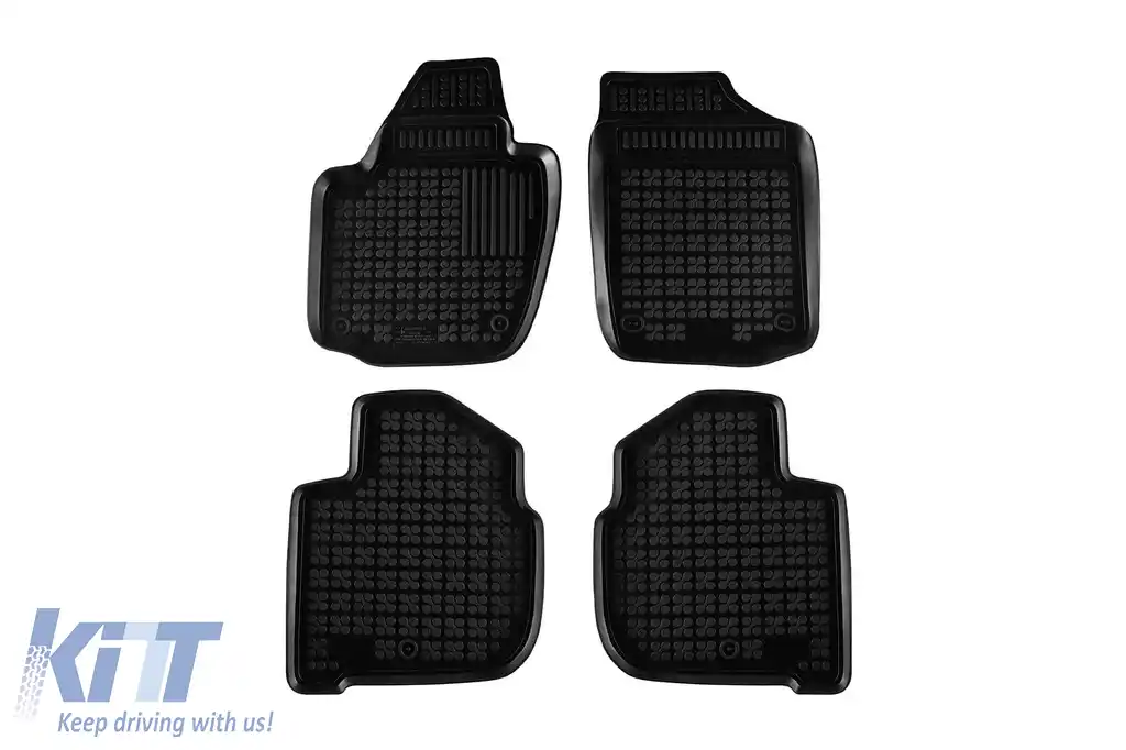 image-63-Mochete din cauciuc specifice, potrivite pentru Skoda Rapid, Seat Toledo 2012-2019, set de 4 piese, culoare neagră