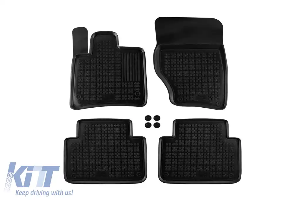 Mochete din cauciuc specifice, potrivite pentru Audi Q7 2005-2015, set de 4 piese, culoare neagră