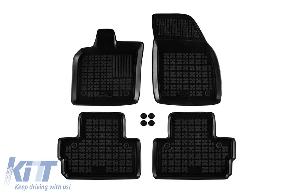 image-22-Mochete din cauciuc specifice, potrivite pentru Volvo C30 2006-2012, set de 4 piese, culoare neagră