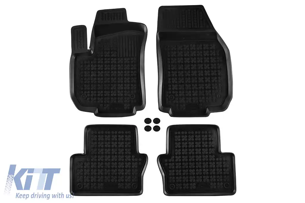 Mochete din cauciuc specifice, potrivite pentru Opel Zafira B 2005-2014, set de 4 piese, culoare neagră