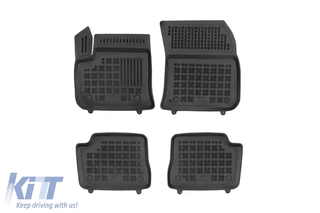 Mochete din cauciuc specifice, potrivite pentru Opel Mokka după 2020, set de 4 piese, culoare neagră