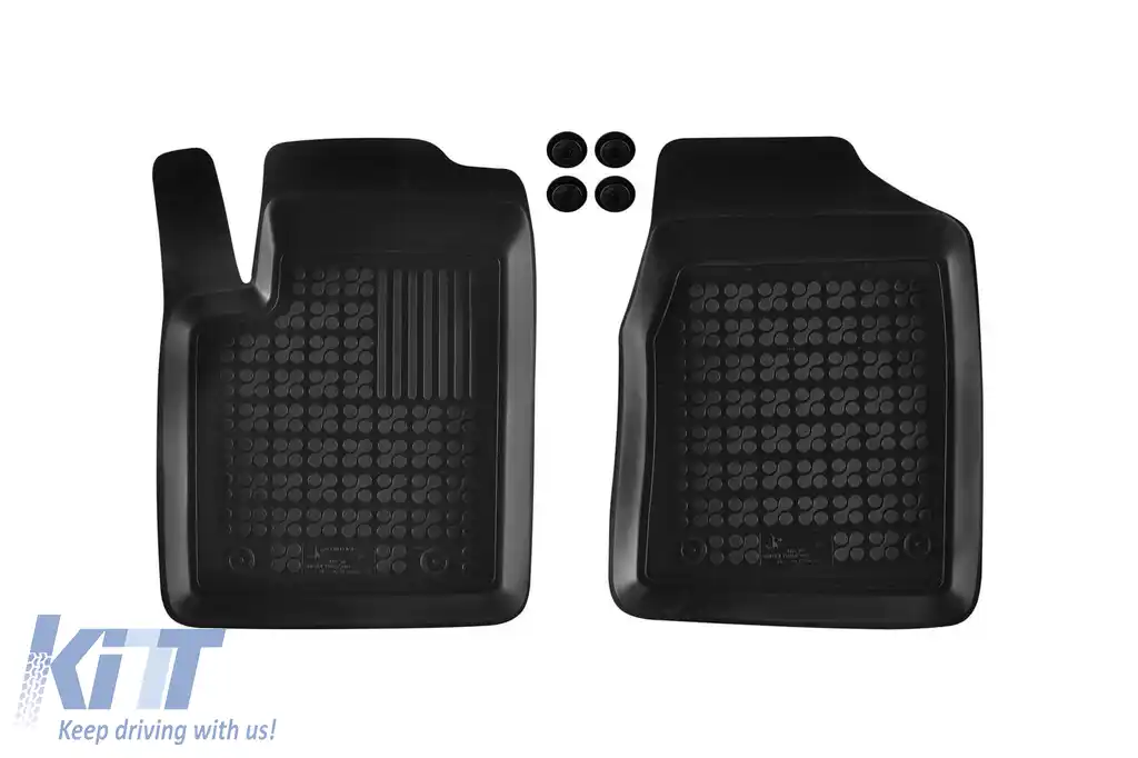 Mochete din cauciuc specifice, potrivite pentru Ford Ka 2008-2016, set de 4 piese, culoare neagră-image-6213945