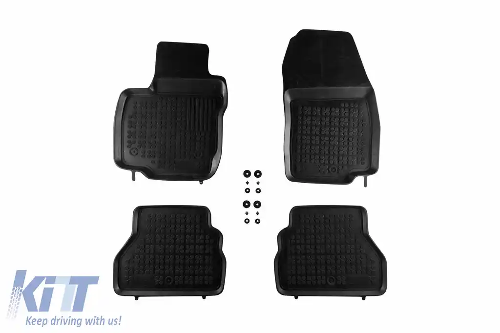 Mochete din cauciuc specifice, potrivite pentru Ford B-Max 2012-2017, set de 4 piese, culoare neagră-image-6213983