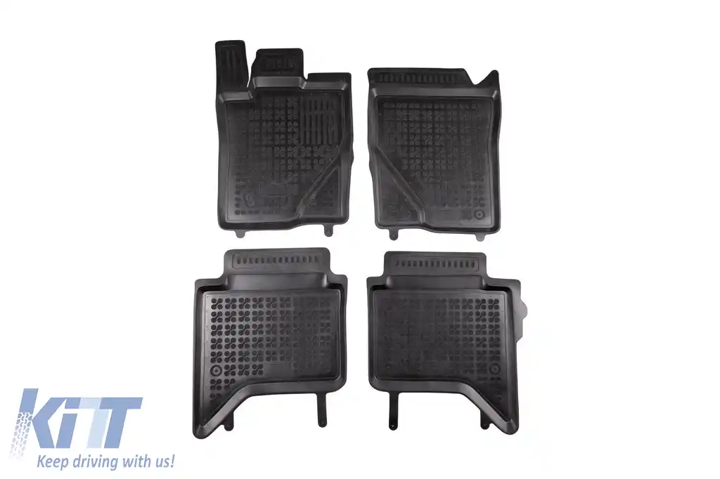 Mochete din cauciuc specifice, potrivite pentru Volkswagen Amarok cu cabina dublă, versiunea PanAmericana, Ford Ranger cu cabina dublă, versiunea Raptor, WildTrak după 2022, set de 4 piese, culoare ne