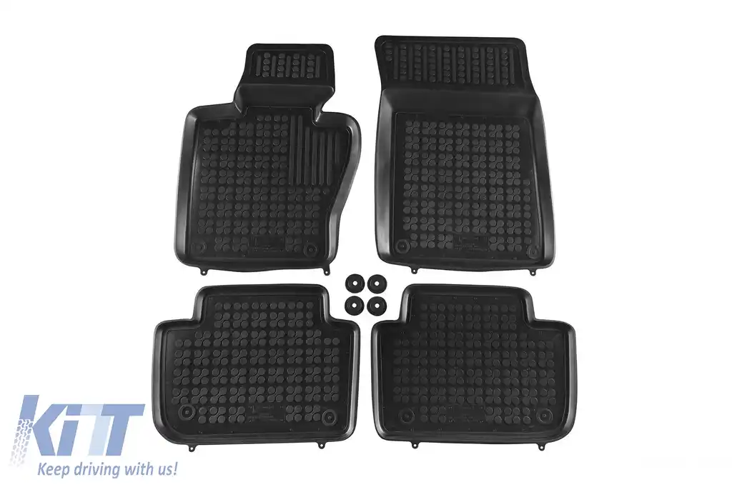 Mochete din cauciuc specifice, potrivite pentru BMW X3 E83 2003-2010, set de 4 piese, culoare neagră-image-6214155