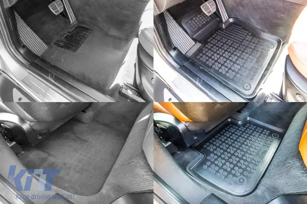 Mochete din cauciuc specifice, potrivite pentru BMW X3 E83 2003-2010, set de 4 piese, culoare neagră-image-6214158