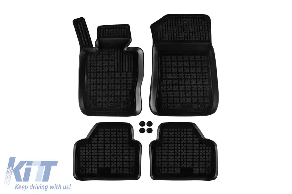 Mochete din cauciuc specifice, potrivite pentru BMW X1 E84 2009-2016, set de 4 piese, culoare neagră