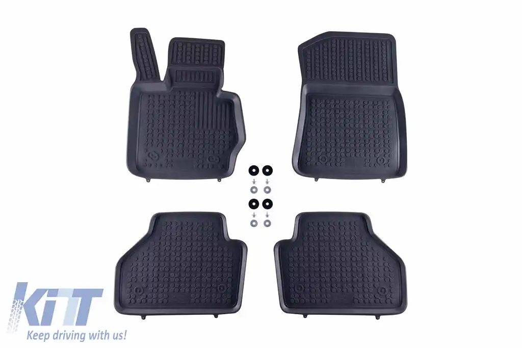 Mochete din cauciuc specifice, potrivite pentru BMW X3 F25 2010-2017, X4 F26 2014-2018, set de 4 piese, culoare gri