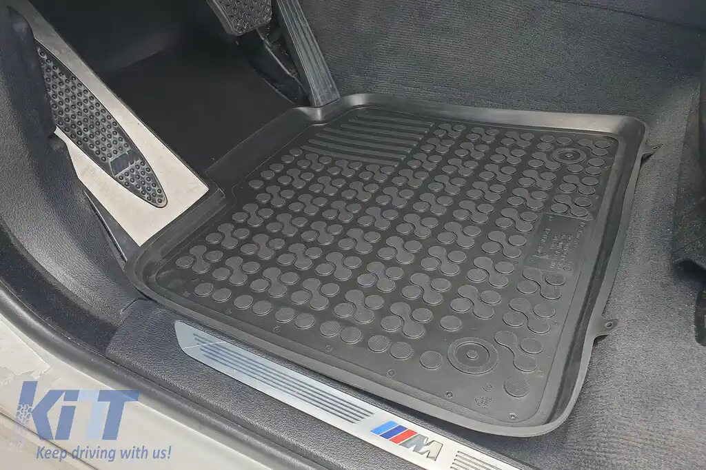 Mochete din cauciuc specifice, potrivite pentru BMW X5 F15 2013-2018, X6 F16 2014-2019, set de 3 piese, culoare neagră-image-6214236