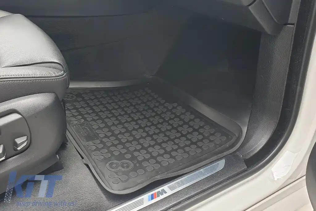 Mochete din cauciuc specifice, potrivite pentru BMW X5 F15 2013-2018, X6 F16 2014-2019, set de 3 piese, culoare neagră-image-6214237