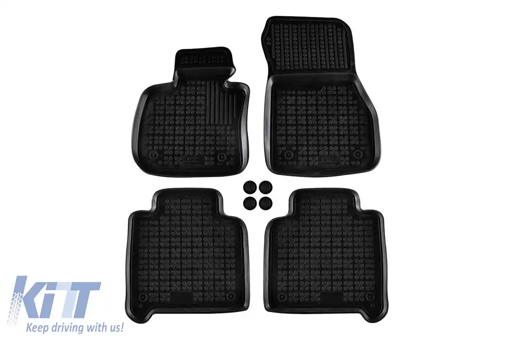 Mochete din cauciuc specifice, potrivite pentru BMW 2 Series F46 GT 2015-2021, 7 locuri cu rândul al treilea de scaune, set de 4 piese, culoare neagră-image-6214262